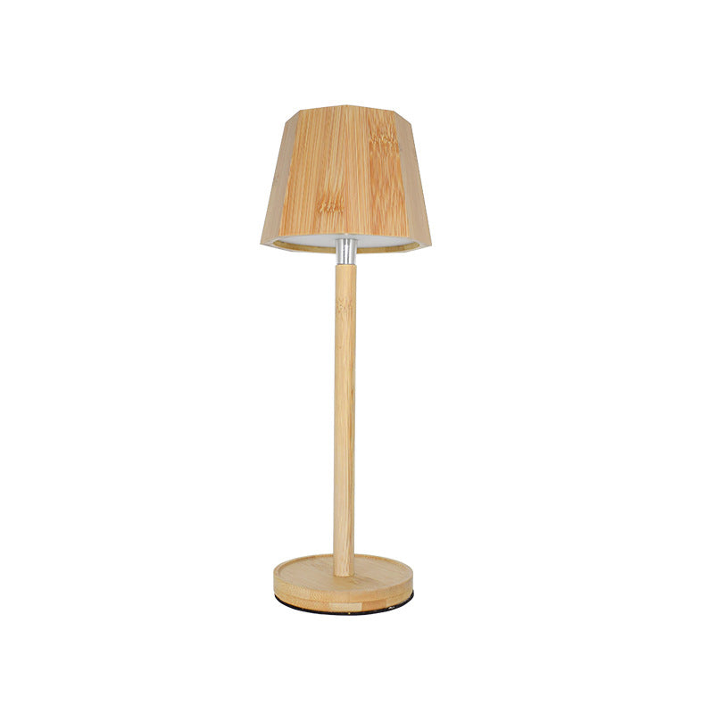 Bamboo Ambient Table Lamp, Rechargeable