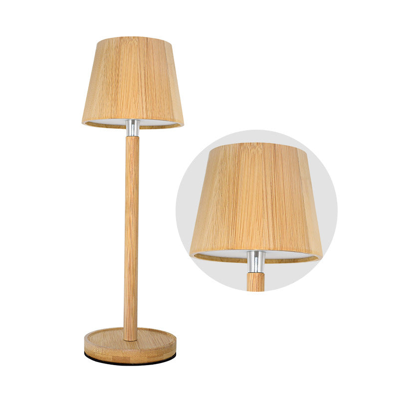Bamboo Ambient Table Lamp, Rechargeable